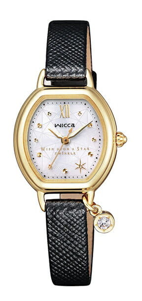 New Citizen Wicca Wish Upon A Star Twinkle Ladies Solar Watch KP2