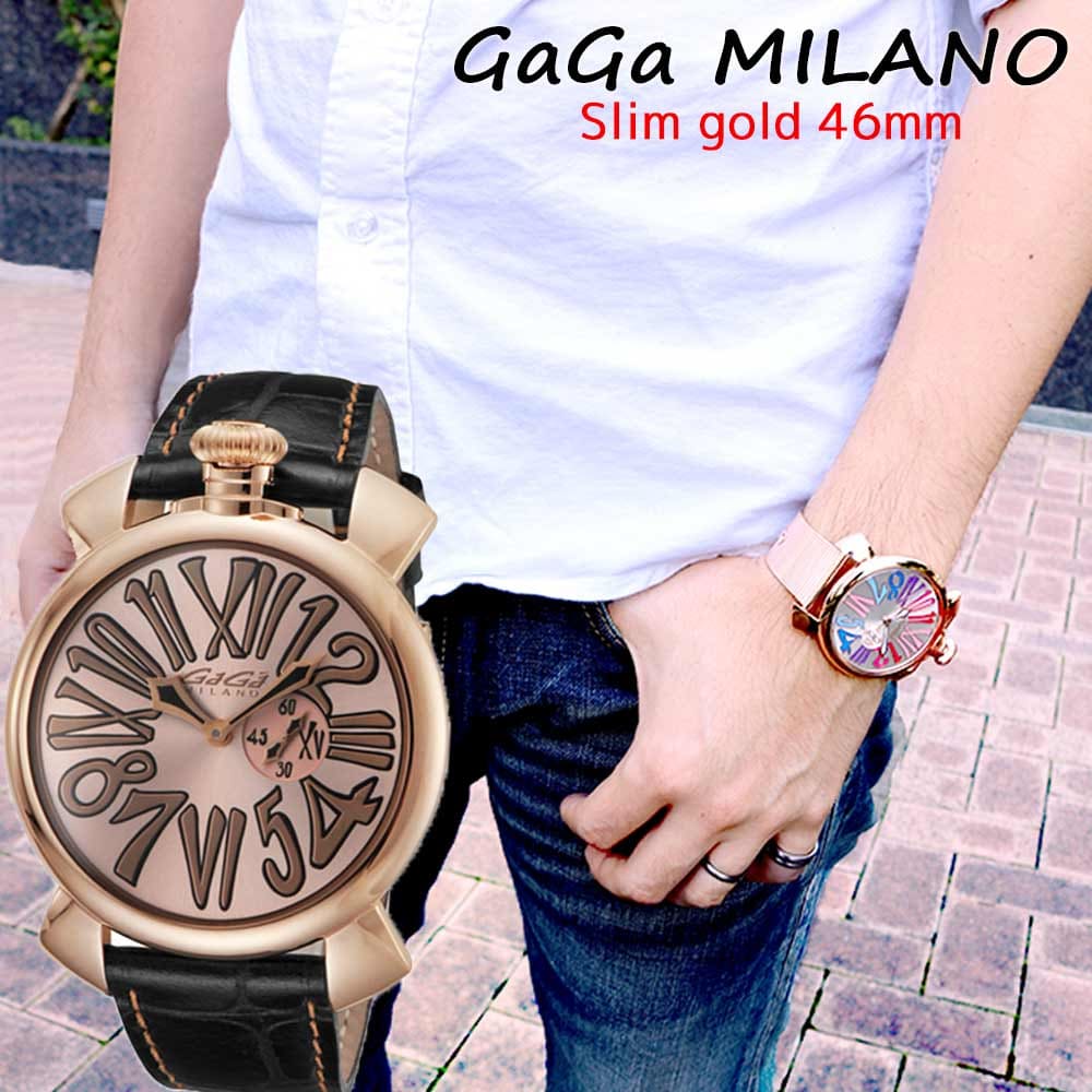 [New]Ga Ga MILANO GAGA MILANO SLIM slim mens Lady's unisex watch 46mm ...