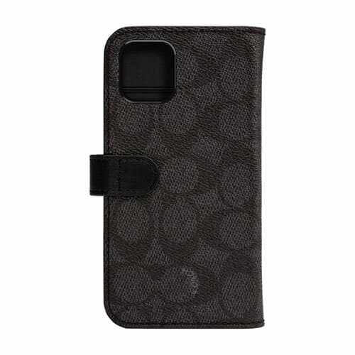 [New]COACH CIPH-020-SCBLK WALLET CASE SIGNATURE FOLIO Black [for 　 11] - BE  FORWARD Store