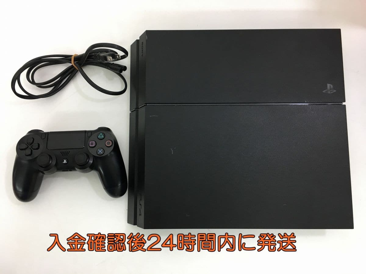 Used]Box no PS4 CUH-1200A 500GB jet Black operation check 