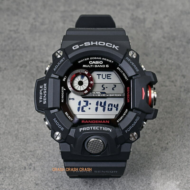 Reloj hombre Solar Casio G-SHOCK RANGEMAN GW-9400-1B Triple Sensor Master  of G 200m water resist