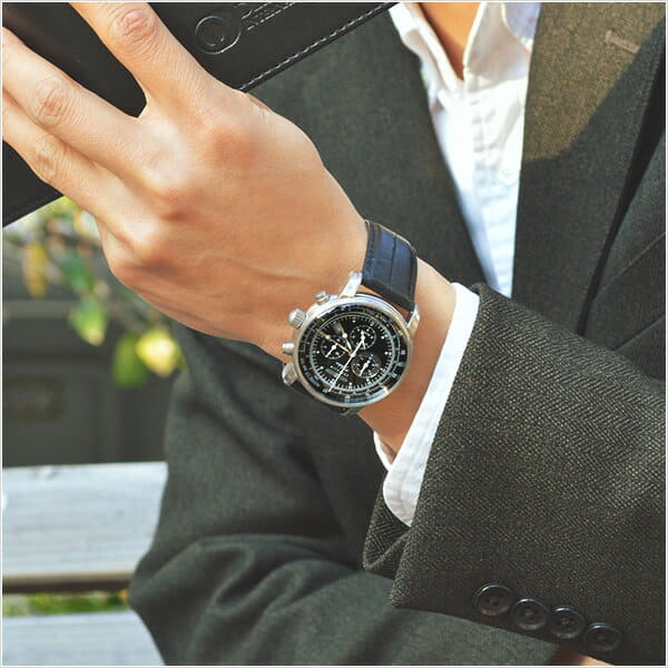 New]ZEPPELIN Chronograph Classical Design Watch 7680-2/7680-1N