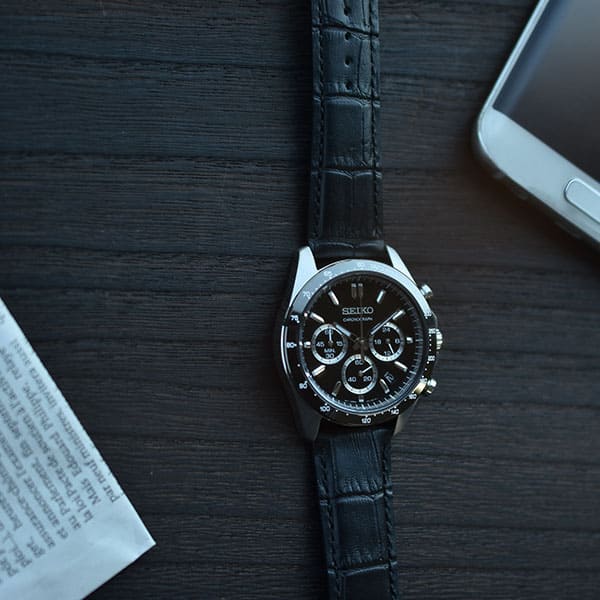 New]Seiko Selection Men's Chronograph Watch 10 ATM Water Resistant - BE  FORWARD Store
