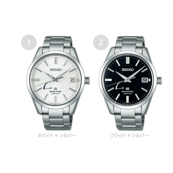 New Seiko Grand Men s 9R Spring Drive Watch 100m Waterproof White Silver SBGA147 BE FORWARD Store