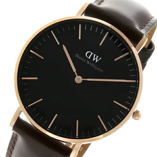 Wellington Classic Black Bristol 36mm watch clock DW00100137 - BE FORWARD