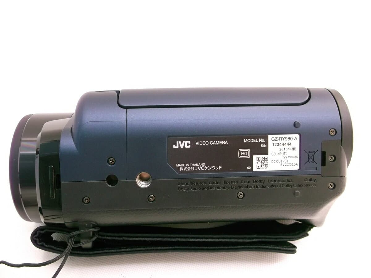 Used]quality goods JVC KENWOOD 4K memory movie Everio R GZ-RY980-A deep  ocean blue digital video camera - BE FORWARD Store