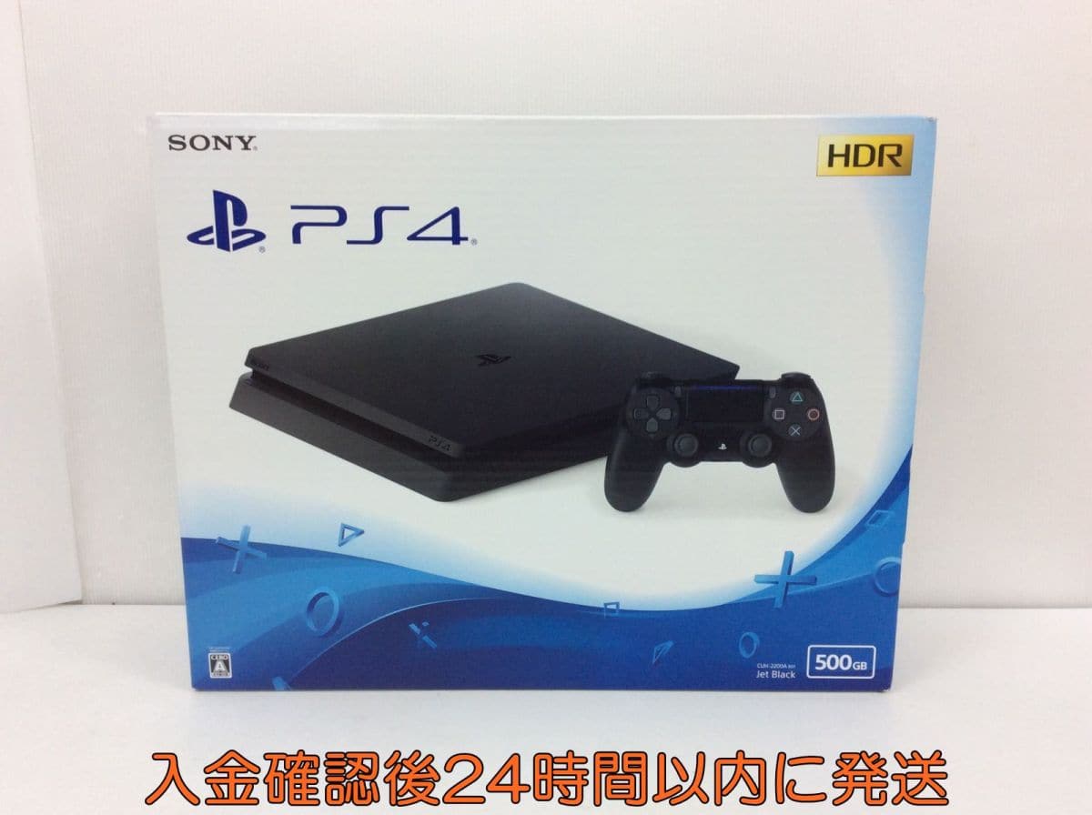 Used]PS4 Black 500GB SONY PlayStation4 CUH-2200A DC07-451jy/F4