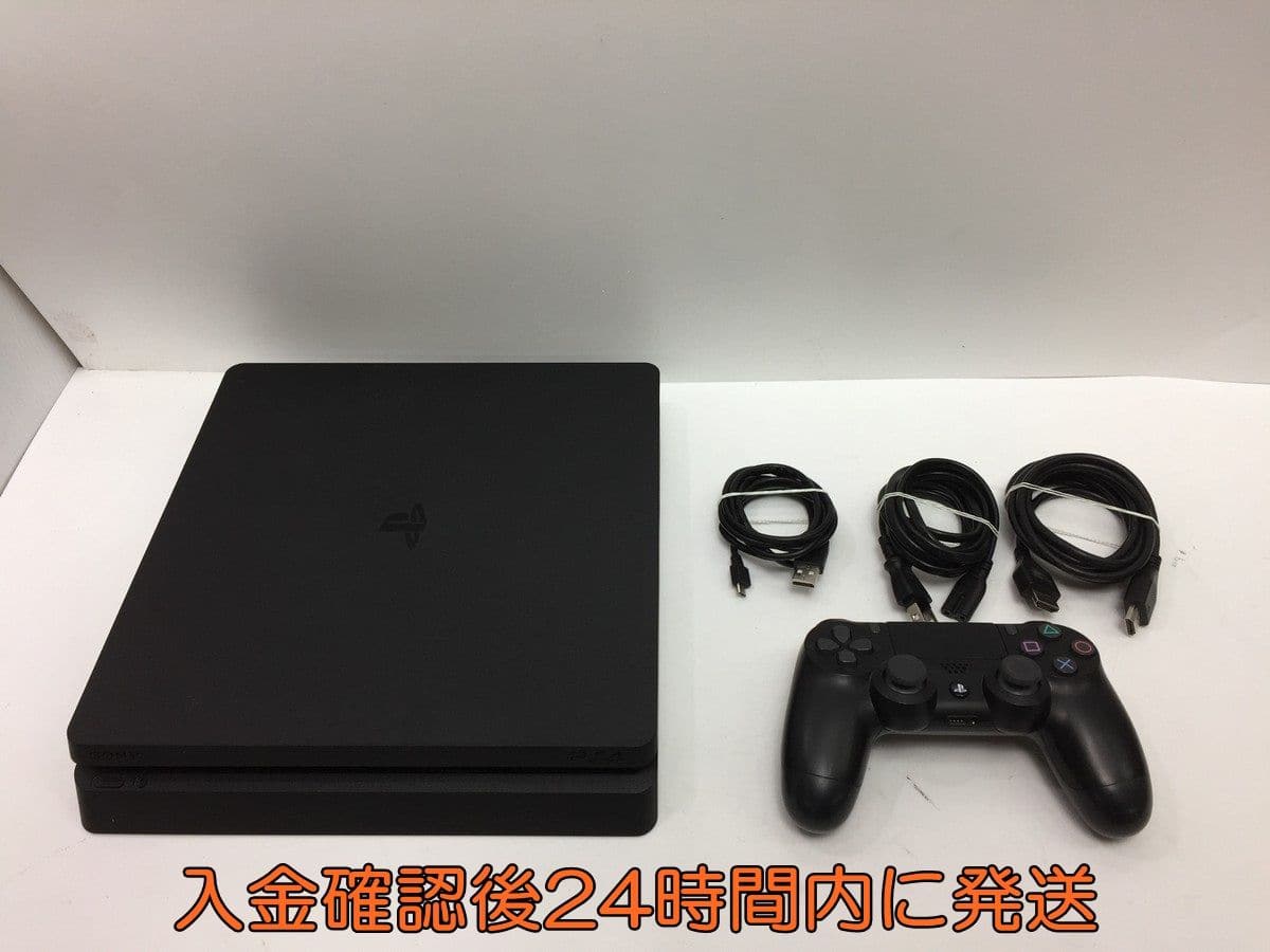Used]Boxless PlayStation 4 Black 1TB (CUH-2100BB01) initialization,  operation check finished * monaural headset missing part 5H0226-011yy/F4 -  BE FORWARD Store