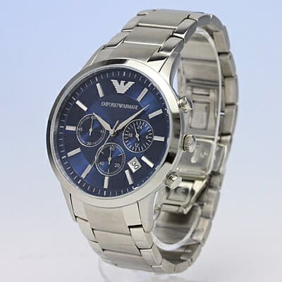 New Emporio Armani Emporio Armani Ar2448 Watch Mens Waterproofing Analog Chronograph Mens Watch Be Forward Store