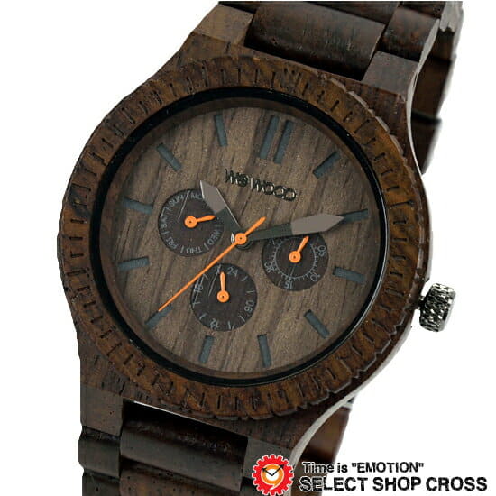New]Product made in WEWOOD KAPPA CHOCOLATE raincoat chocolate NATURAL WOOD  natural Wood handmade tree watch 9818028 - BE FORWARD Store