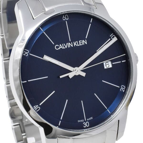 New Calvin Klein CK Calvin Klein clock watch K2G2G1VN CITY city blue Silver breath mens quartz BE FORWARD Store