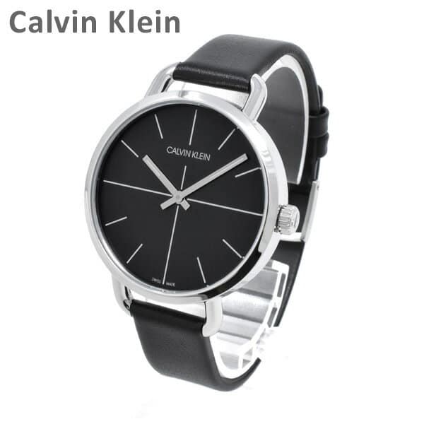 New]Calvin Klein CK Calvin Klein clock watch K7B231CZ EVEN EXTENSION even  extension Black Black leather Lady's quartz - BE FORWARD Store