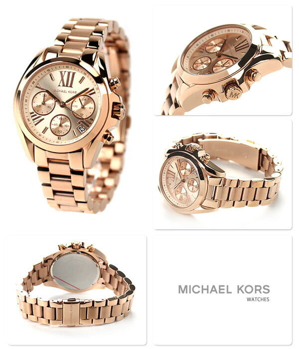 New]Michael Kors clock Lady's watch Bradshaw Chronograph MK5799 