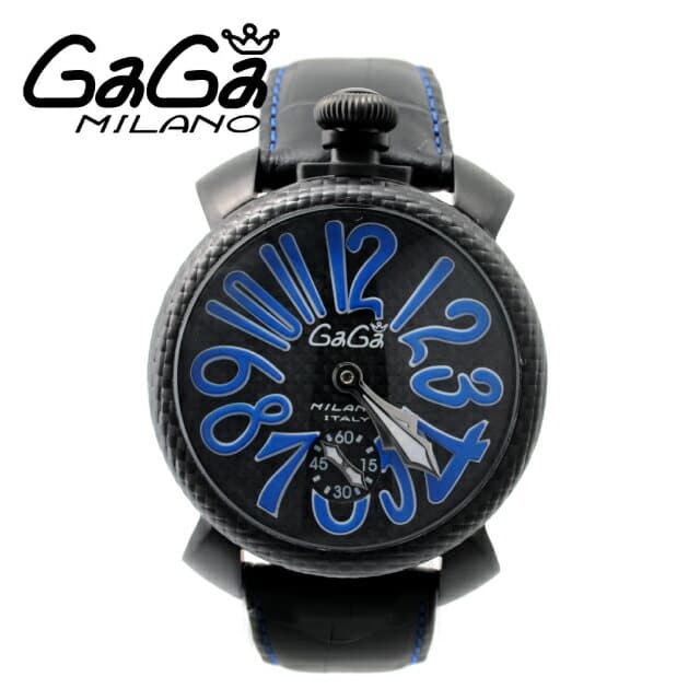 New]Ga Ga MILANO watch GaGa MILANO 5016.7 5016-7 Carbon Blue