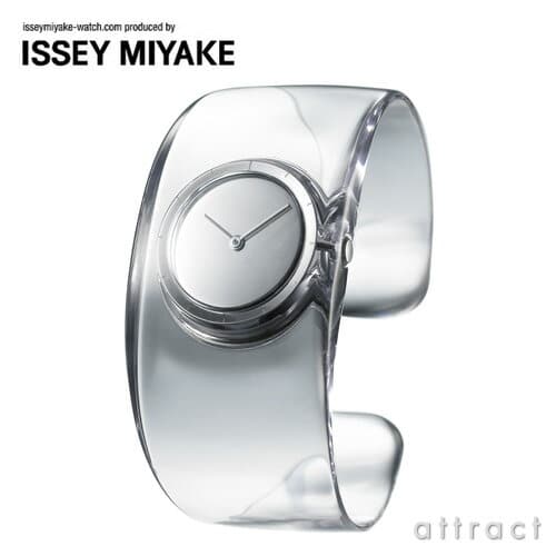 New ISSEY MIYAKE Chronograph Caliber VD57 Watch O Design Tokujin Yoshioka Clear Smoke Color SILAW001 002 Free Size Bangle BE FORWARD Store