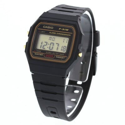 New]with the CASIO Casio CASIO QUARTZ F91WG-9 watch standard digital watch  everyday life waterproofing LED light - BE FORWARD Store