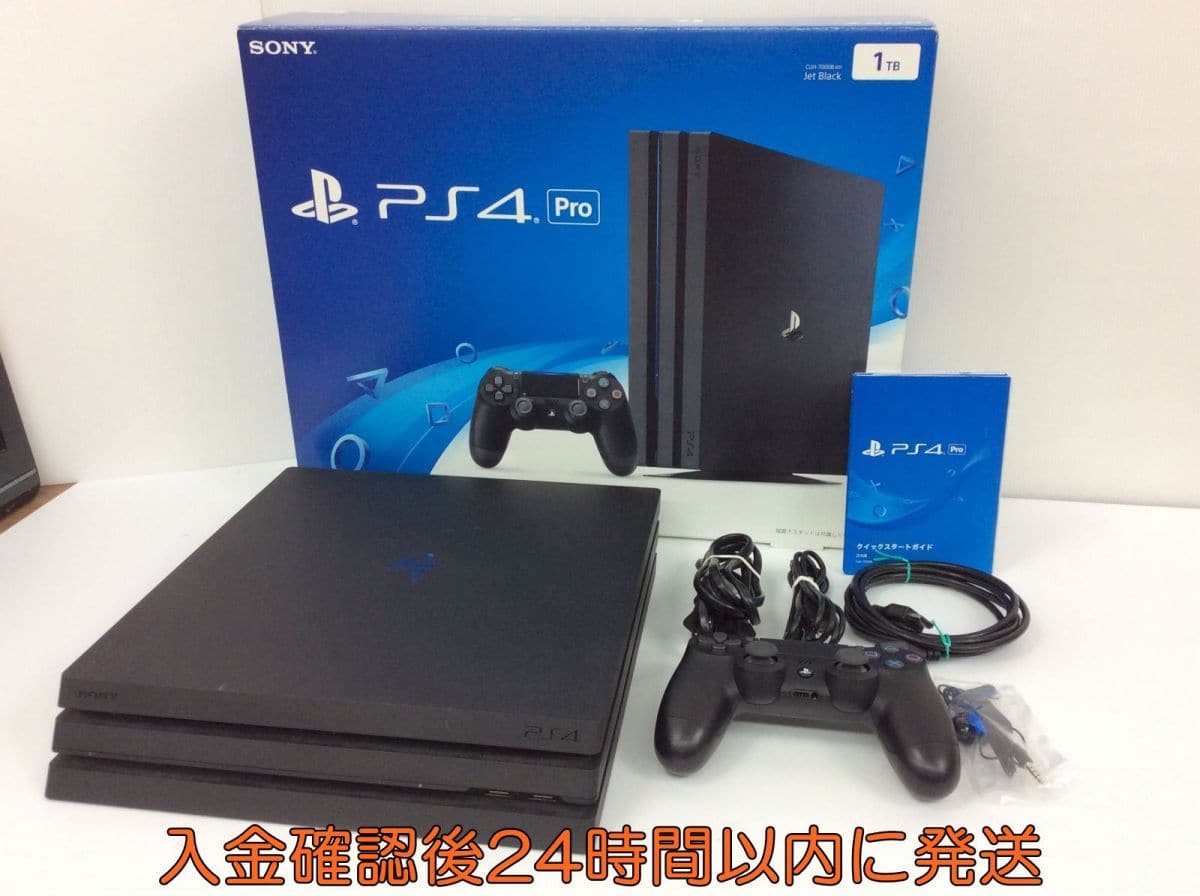 Used]A PS4 Pro Black 1TB SONY PlayStation4 CUH-7000B state excellent; do;  system 6.72 DC05-157jy/F4 - BE FORWARD Store