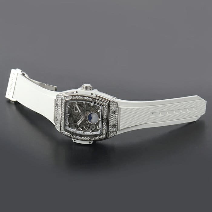 hublot spirit of big bang moonphase titanium white diamonds