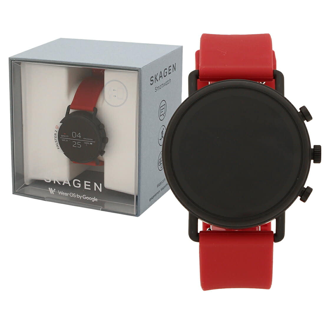 New]returned goods OK Skagen watch smart Lady's SKAGEN SKT5113 red - BE  FORWARD Store