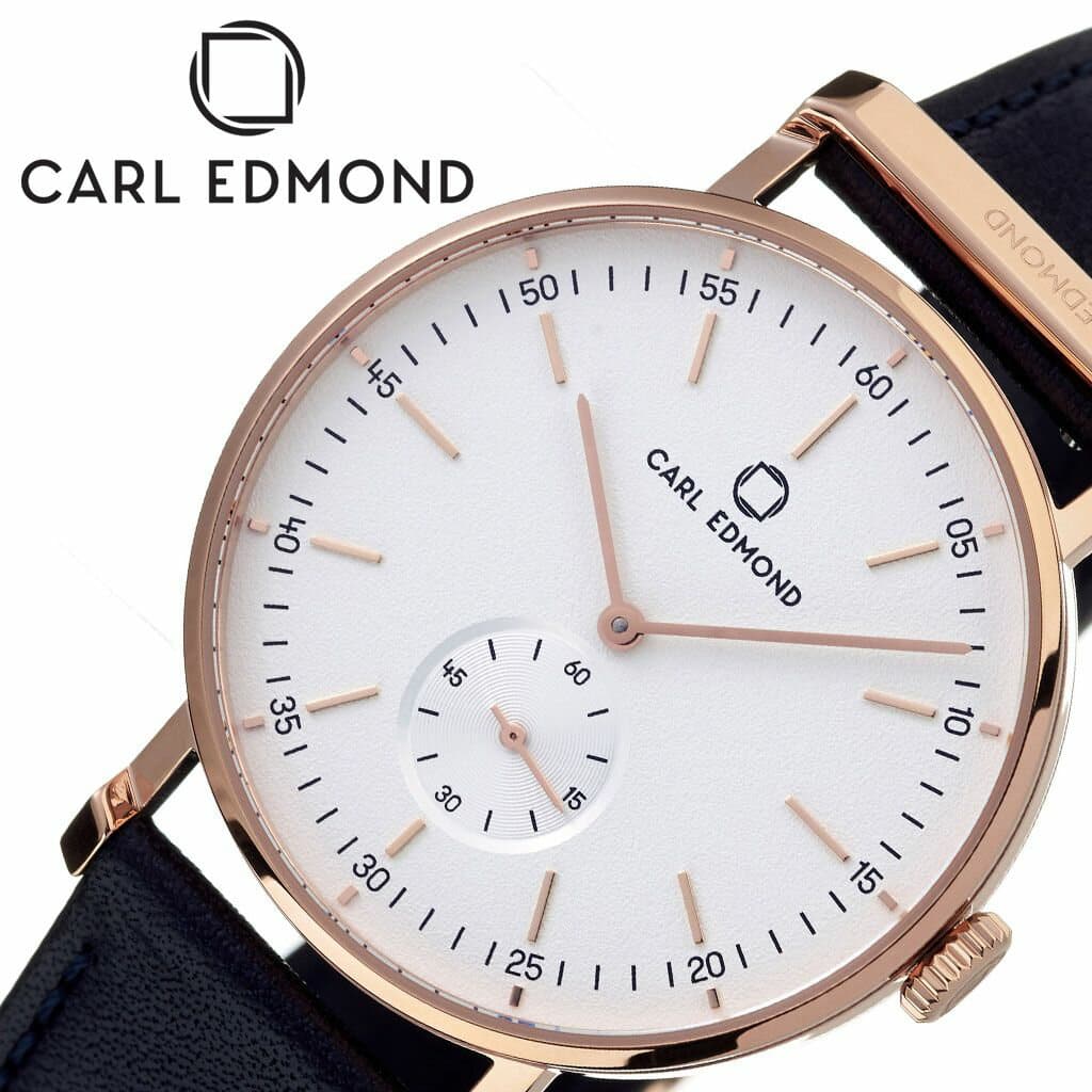 [New]Curl Edmond watch CARLEDMOND clock ryoritto Ryolit white CER3611 ...