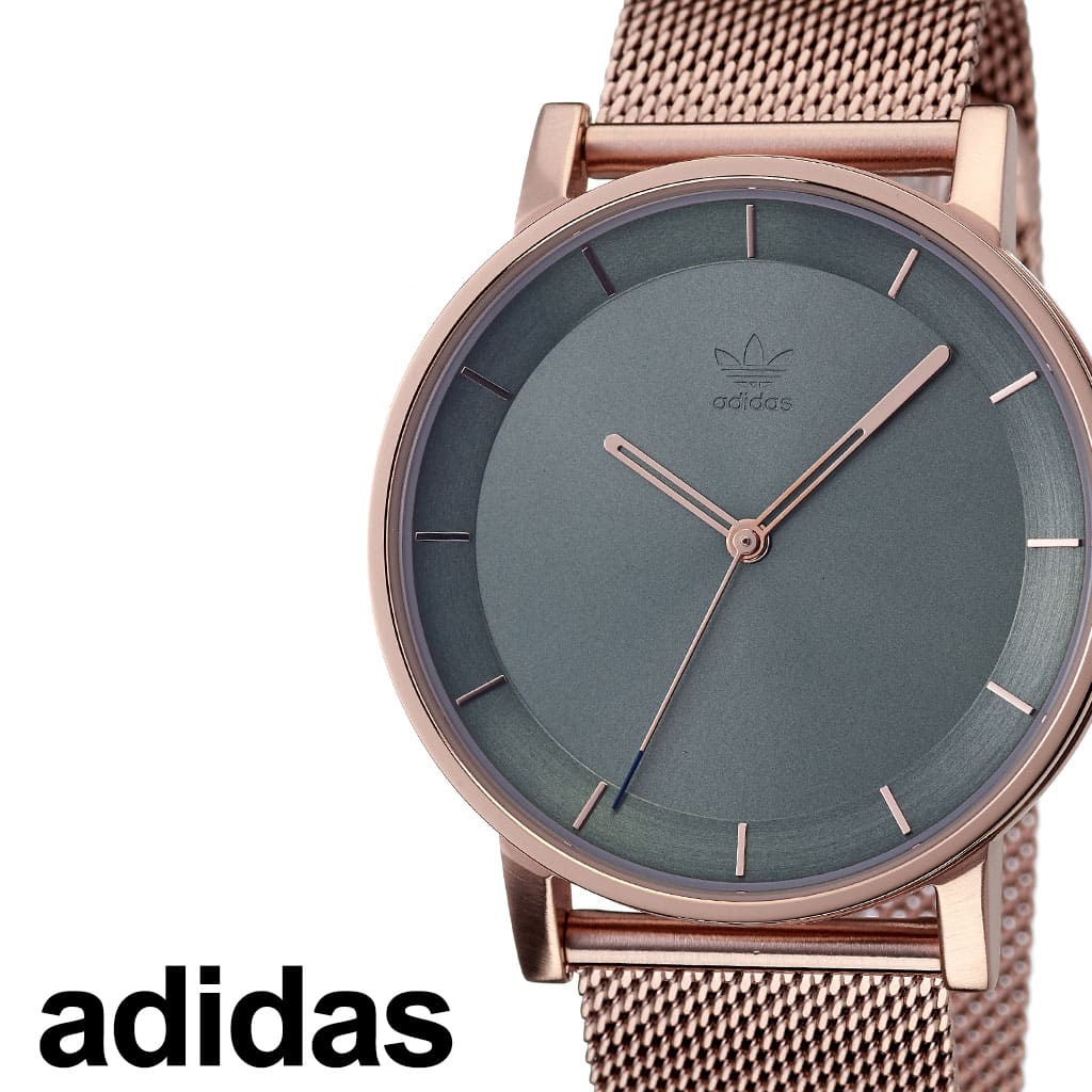 New][ ] Adidas watch adidas clock adidas watch Adidas clock district M 1  DISTRICT_M1 mens Lady's green Z04-3033-00 [ round simple analog Stai Risch  Valentine] - BE FORWARD Store