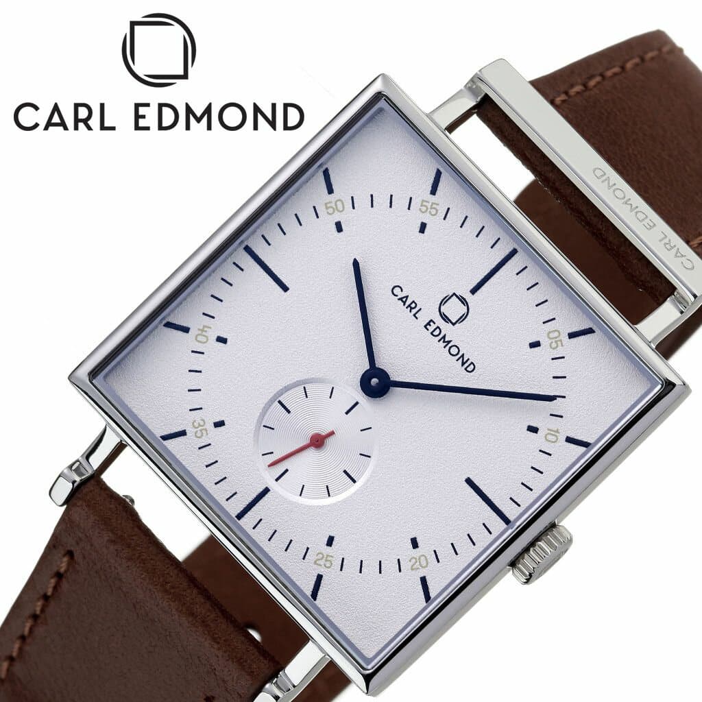 [New]Curl Edmond watch CARLEDMOND clock guranitto Granit white CEG3451 ...