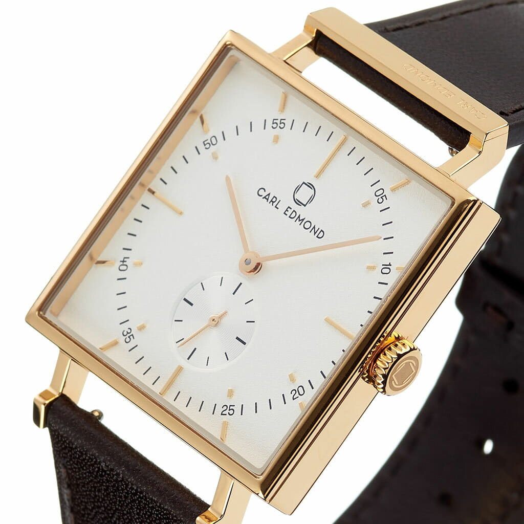 [New]Curl Edmond watch CARLEDMOND clock guranitto Granit white CEG3421 ...