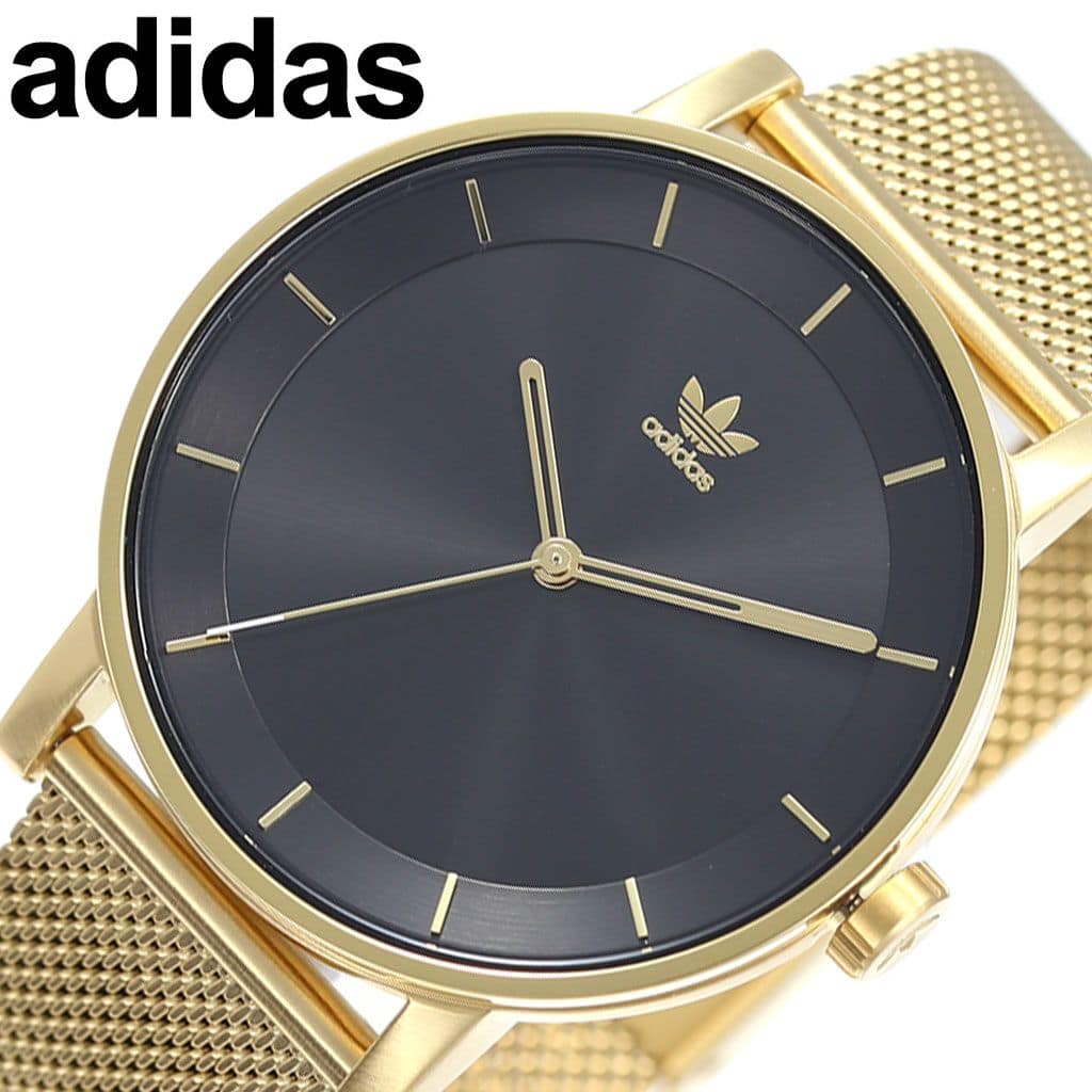 New][ ] Adidas watch adidas clock district M one District M1 unisex mens  watch Black Z04-1604-00 [new work fashion waterproofing design  shimpurukurasupotsu wife wife matching Valentine] - BE FORWARD Store