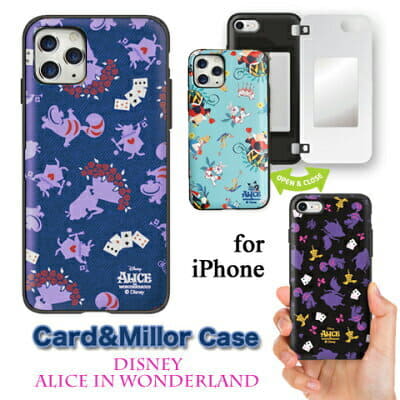 New Case Alice In Wonderland Wonderland Alice With Iphone11 Case Disney Alice Tpu Card Storing Back Case Iphone Case Iphone11pro Case Disney Iphonex Iphonexs Iphonexr Iphonexsmax Iphone8 Iphone8plus Iphone7 Iphone7plus Case Mirror