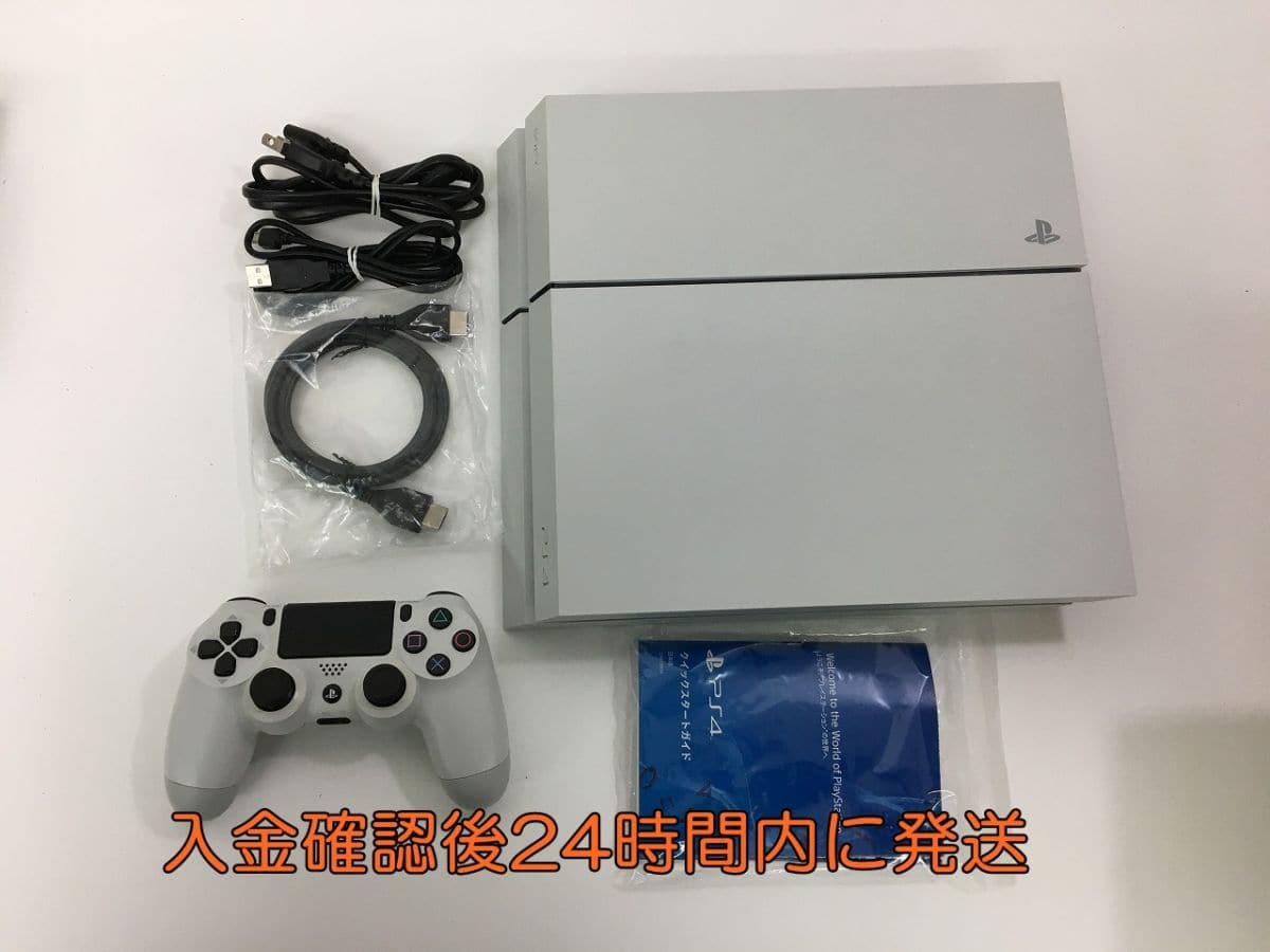 Used]PS4 CUH-1200A 500GB gray Shah white operation check 