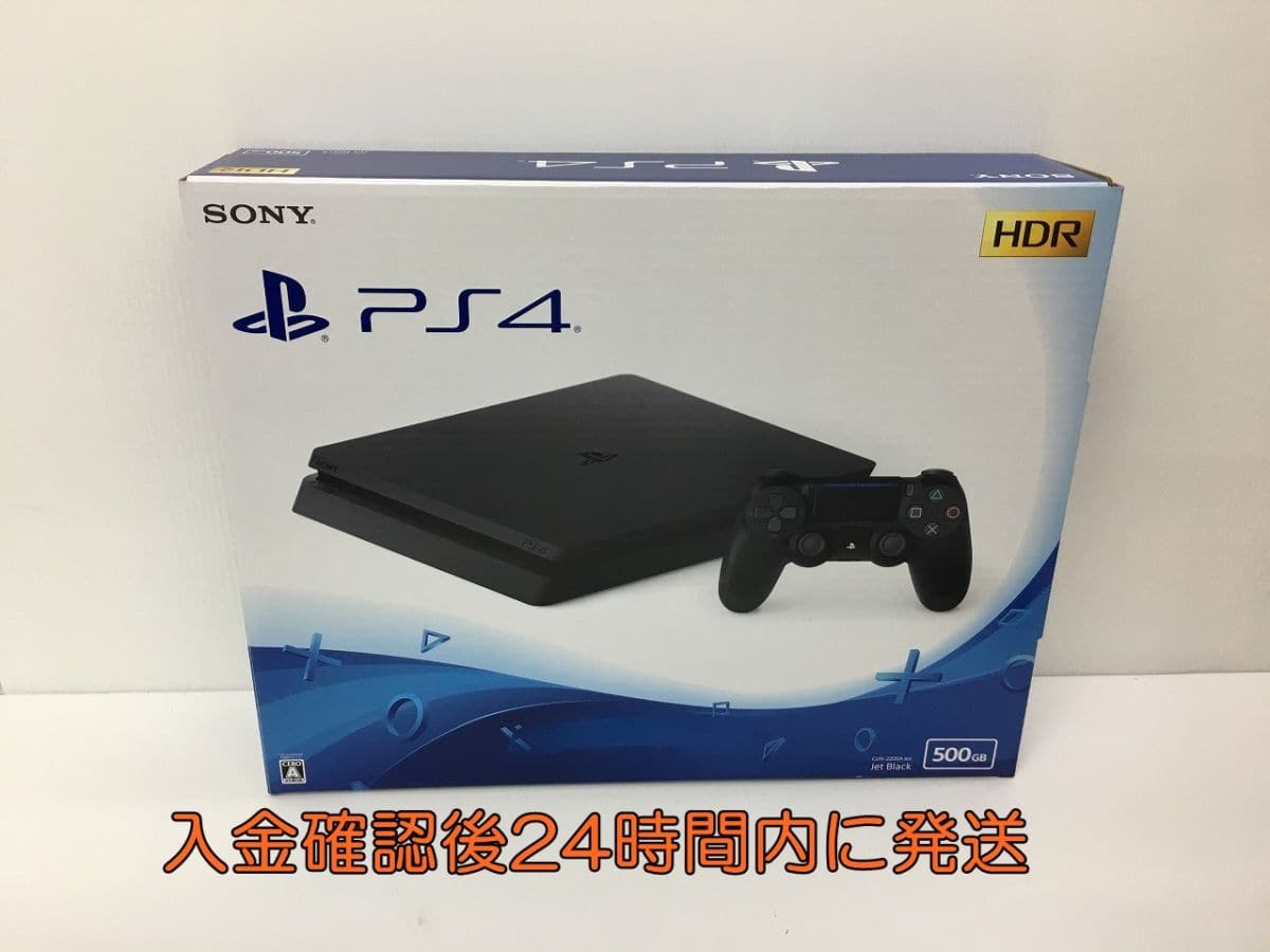 Used]PS4 CUH-2200A 500GB jet Black PlayStation 4 game 1A0551-321hh 