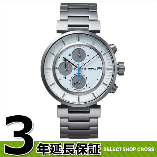New]ISSEY MIYAKE Issey Miyake W daburyukuotsumenzu watch SILAY007 