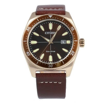 New]Citizen CITIZEN Eco-Drive Eco Drive AW1593-06X watch mens BRYCEN brei  sen leather leather solar - BE FORWARD Store