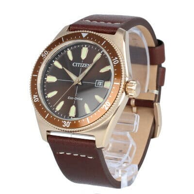 New]Citizen CITIZEN Eco-Drive Eco Drive AW1593-06X watch mens BRYCEN brei  sen leather leather solar - BE FORWARD Store