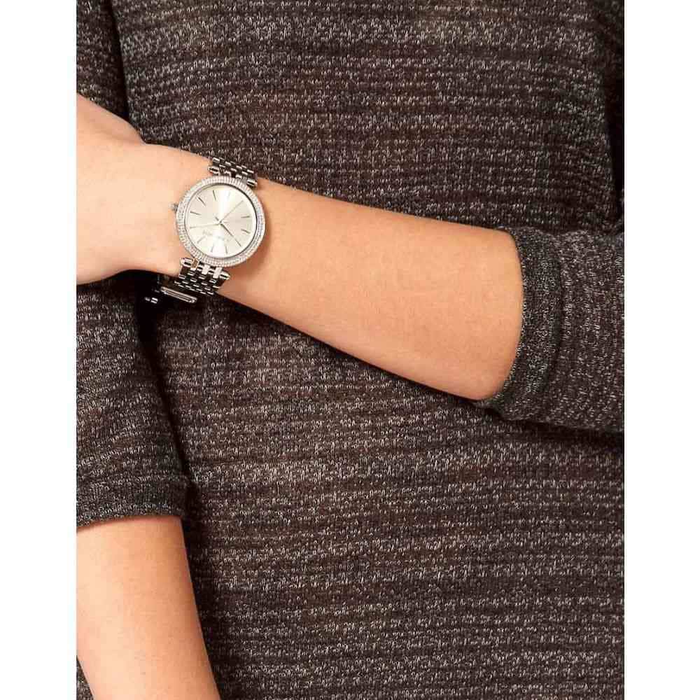 New Michael Kors Michael Kors mens watch MK3190 Darci silver watch Silver BE FORWARD Store