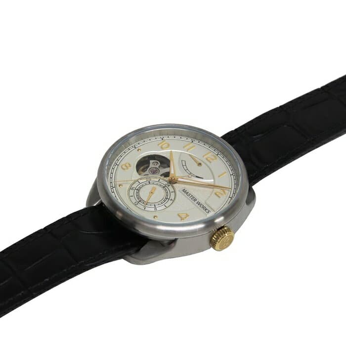 [New]Quattro Round Mechanical Watch Silver with 001 masterworks spare ...