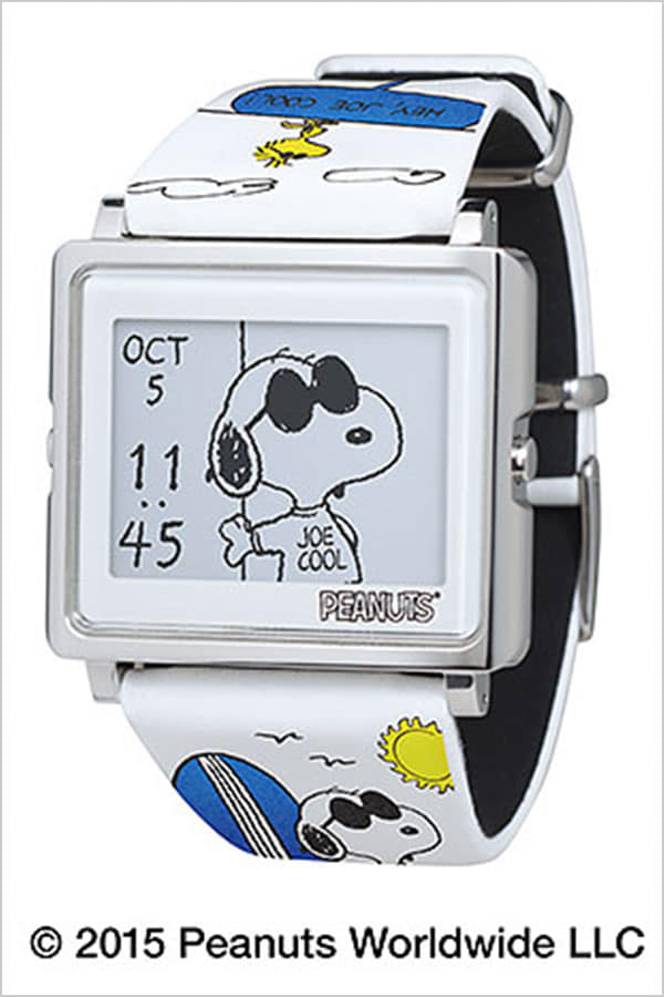 New]Epson slender Canbus clock EPSON Smart Canvas watch Snoopy