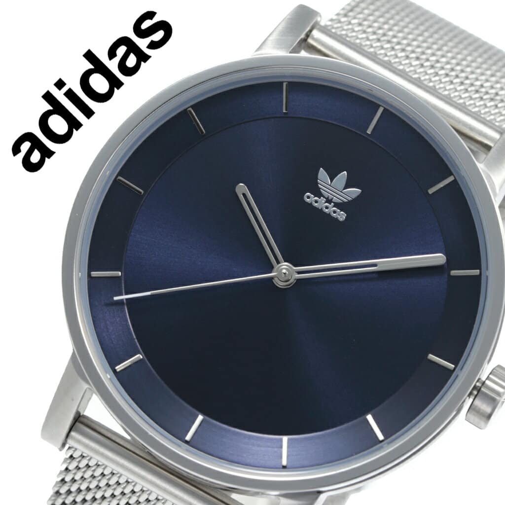 New]Adidas originals watch adidas originals clock Adidas originals clock  adidasoriginals watch mens Lady's Navy Z04-2928-00 [ simple mesh pair pair  couple waterproofing] - BE FORWARD Store