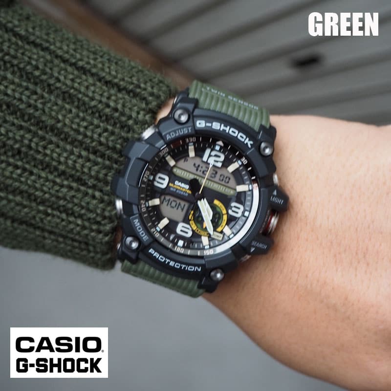 New]CASIO Casio G-SHOCK G-SHOCK watch GG-1000-1A3JF clock mens Lady's CASIO  Casio shock-resistant waterproofing dust proofing military black Black  green BE FORWARD Store