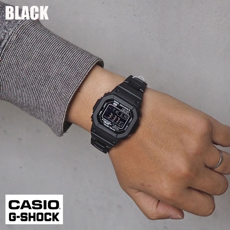 New]CASIO Casio G-SHOCK G-SHOCK watch GW-M5610BC-1JF clock mens Lady's G- Shock Electric wave solar digital Black black stop waterproofing stopwatch  timer simple BE FORWARD Store