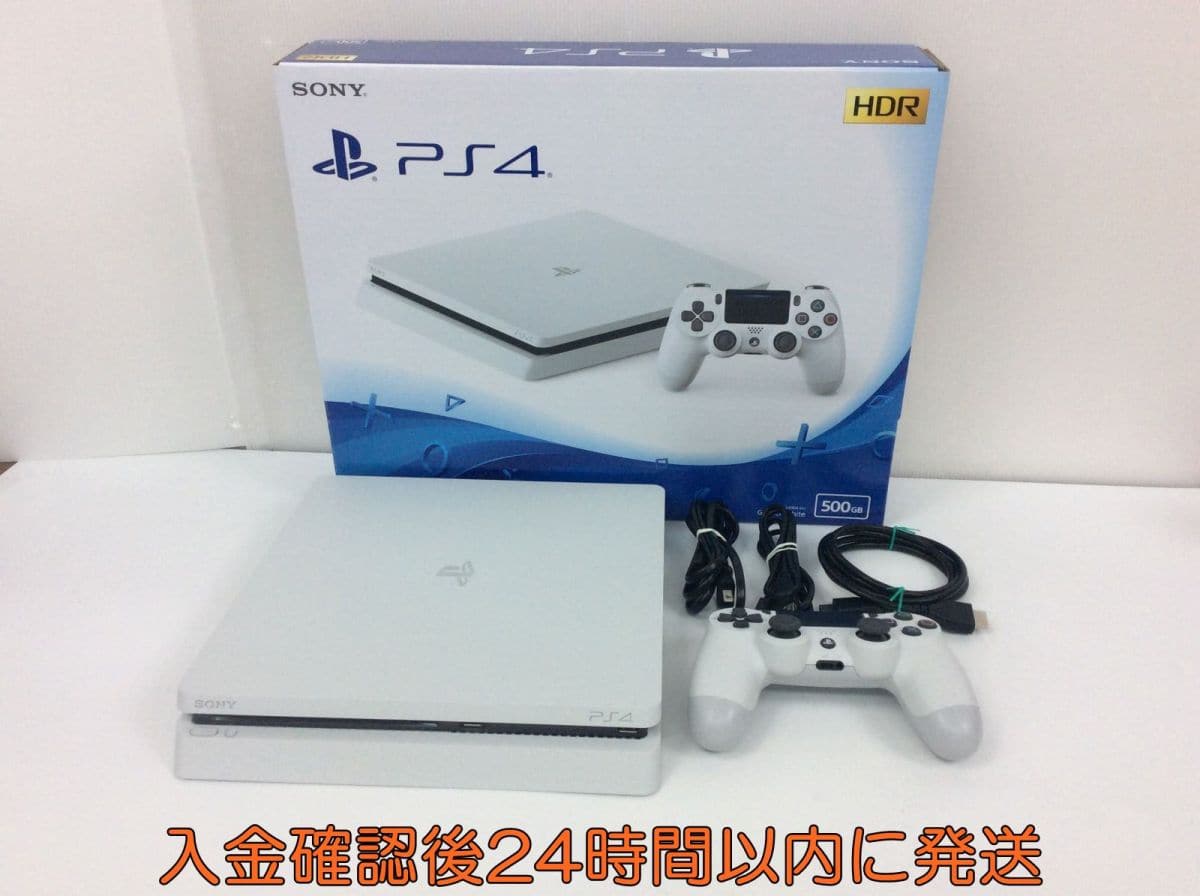 Used]A PS4 500GB white SONY PlayStation4 CUH-2200A state excellent 