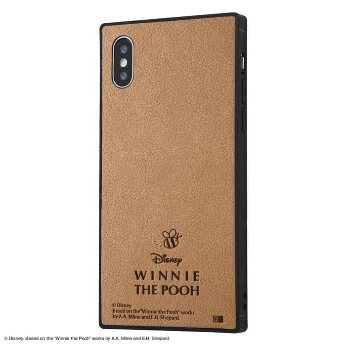 New]iphone xs iphone x case Pooh Disney character shock-resistant open  leather case kaku Winnie-the-Pooh xs cover - BE FORWARD Store