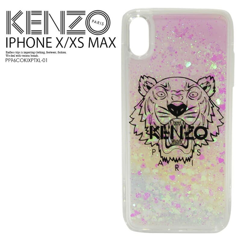 New]extreme popularity rare; is ! KENZO (Kenzo) IPHONE XS MAX TIGER GLITTER  CASE ( ten S max tiger glitter case) iphone case case iPhoneXS Max WHITE  (white) PF96COKIXPTXL-01 - BE FORWARD Store