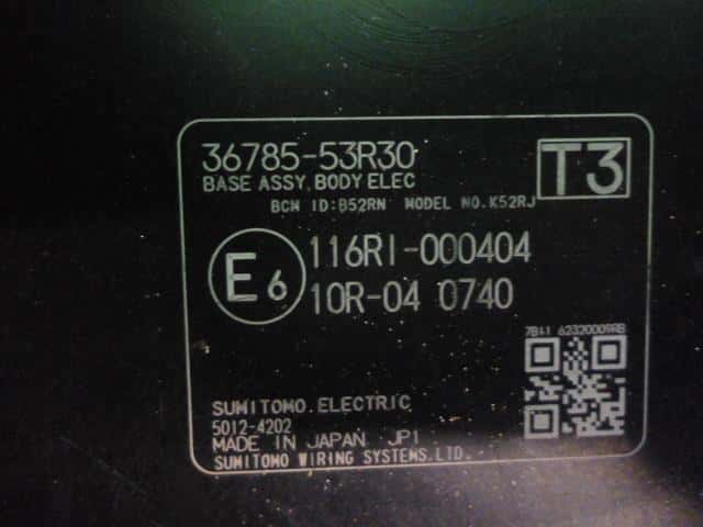 [Used]Fuse Box SUZUKI Swift 2017 DAA-ZC53S - BE FORWARD ... 93 suzuki swift fuse box 