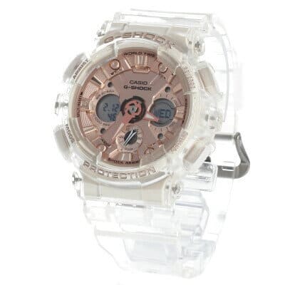g shock skeleton gold