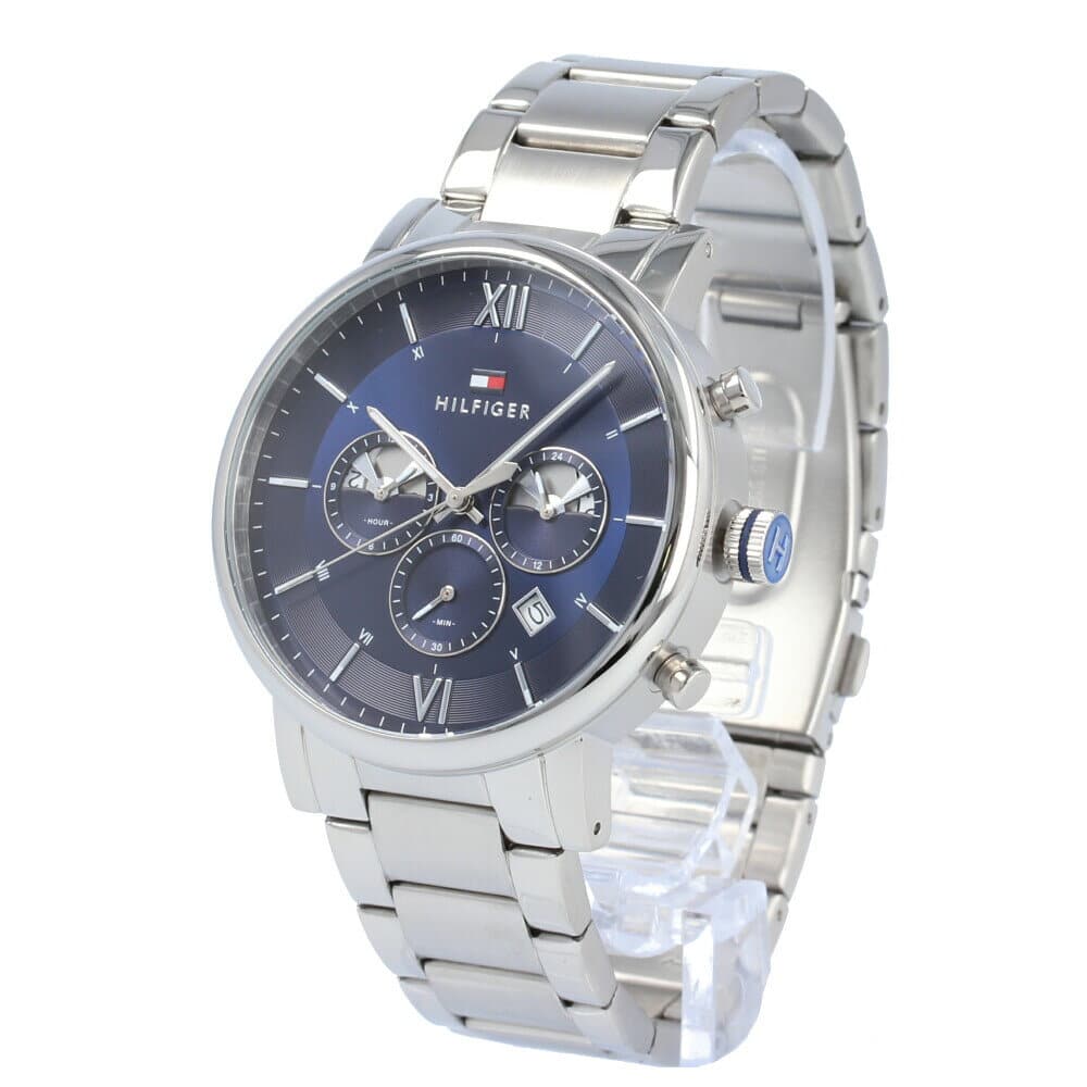 New]TOMMY HILFIGER Multi-function Men's Watch Stainless Steel Belt 1710409  - BE FORWARD Store