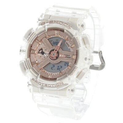 g shock skeleton gold