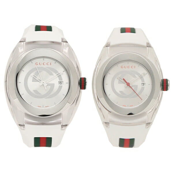 New]GUCCI watch pair Lady's mens Gucci YA137102A YA137302 36MM