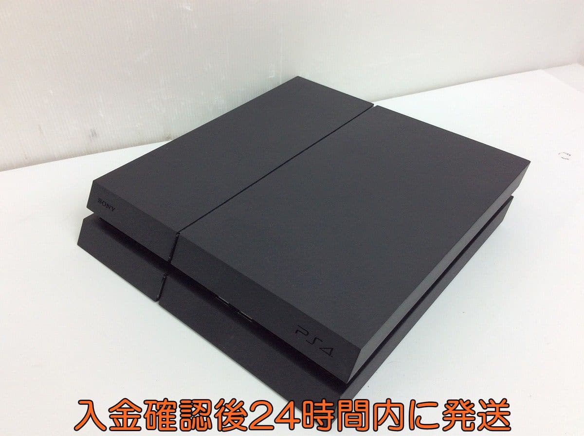 Used]PS4 CUH-1200A 500GB jet Black operation check initialization 