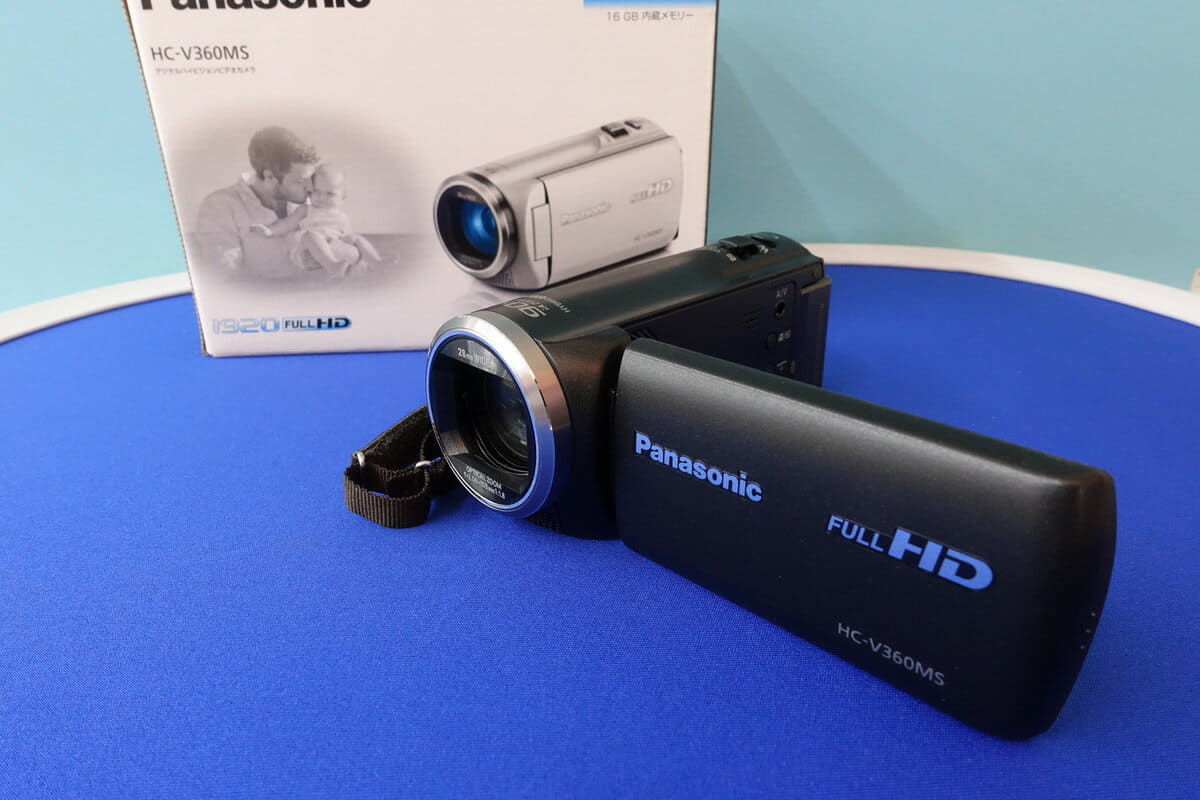 Used]Article at the same level as Panasonic HC-V360MS-K Black digital video  camera - BE FORWARD Store